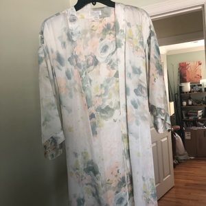 NWT Jenny Yoo Floral Robe